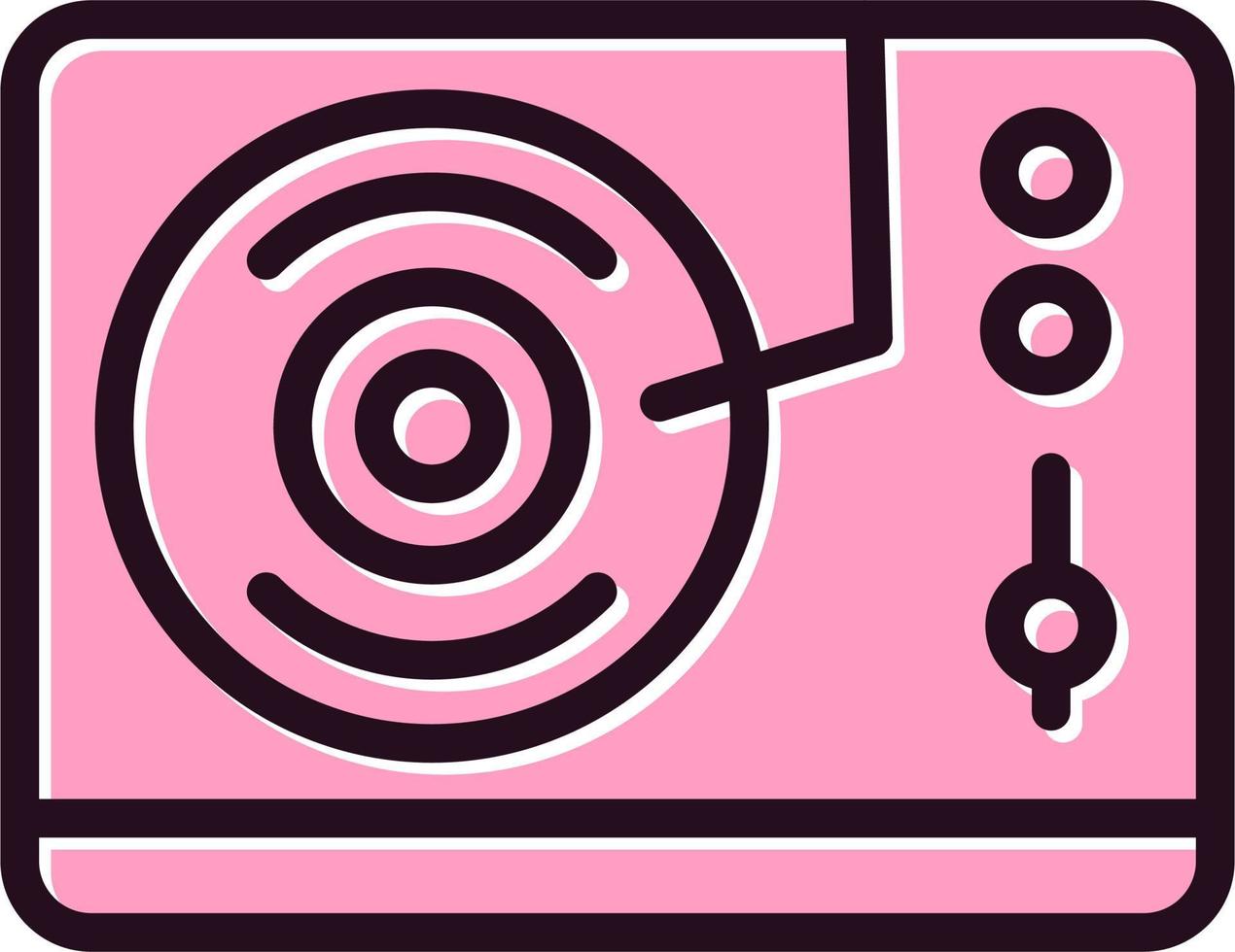 Record Player Vector Icon