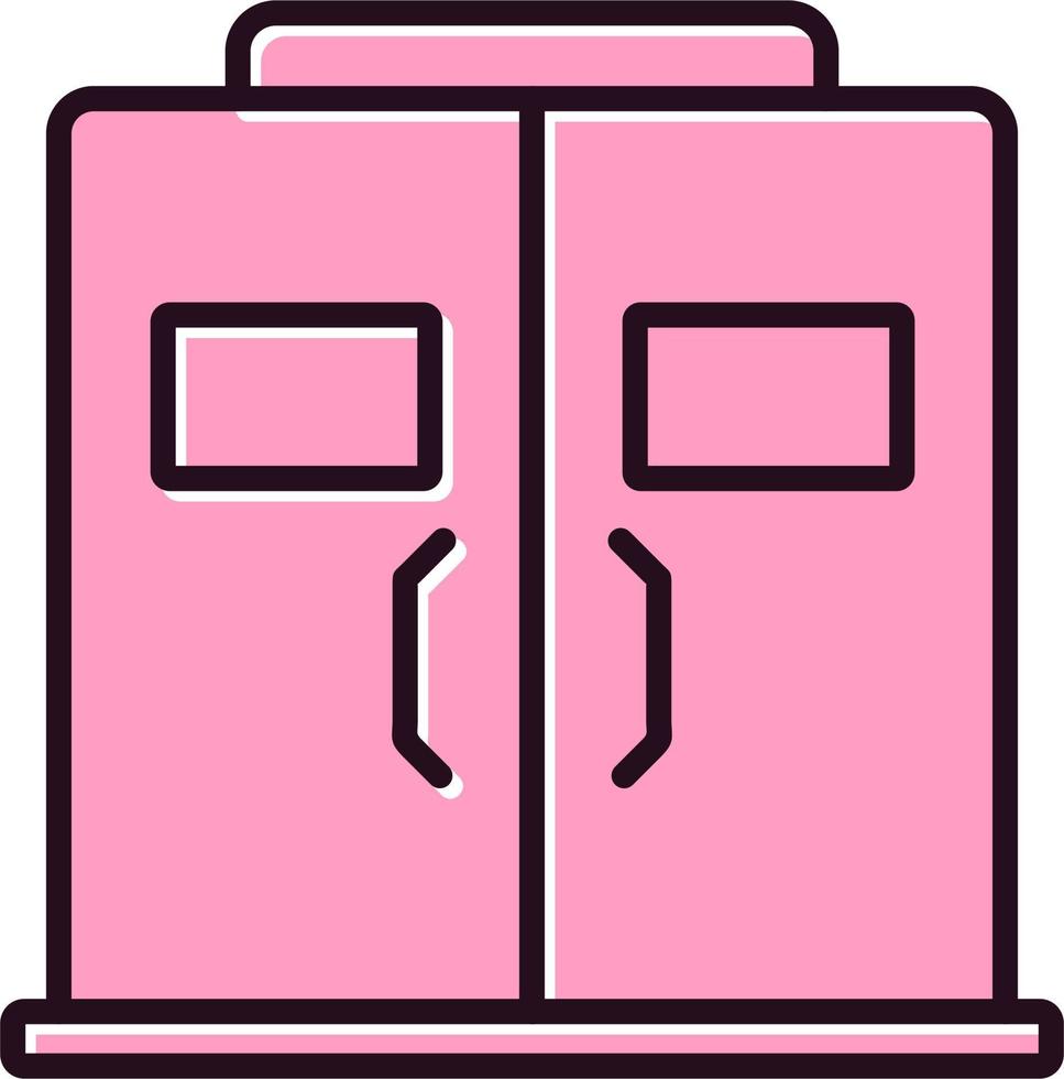 Cinema Doors Vector Icon