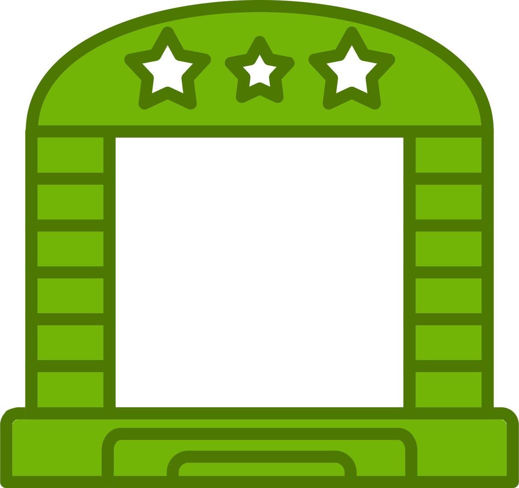 Stage Vector Icon