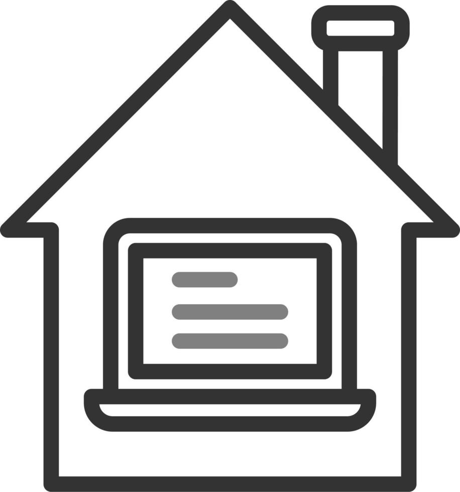 Work From Home  Vector Icon