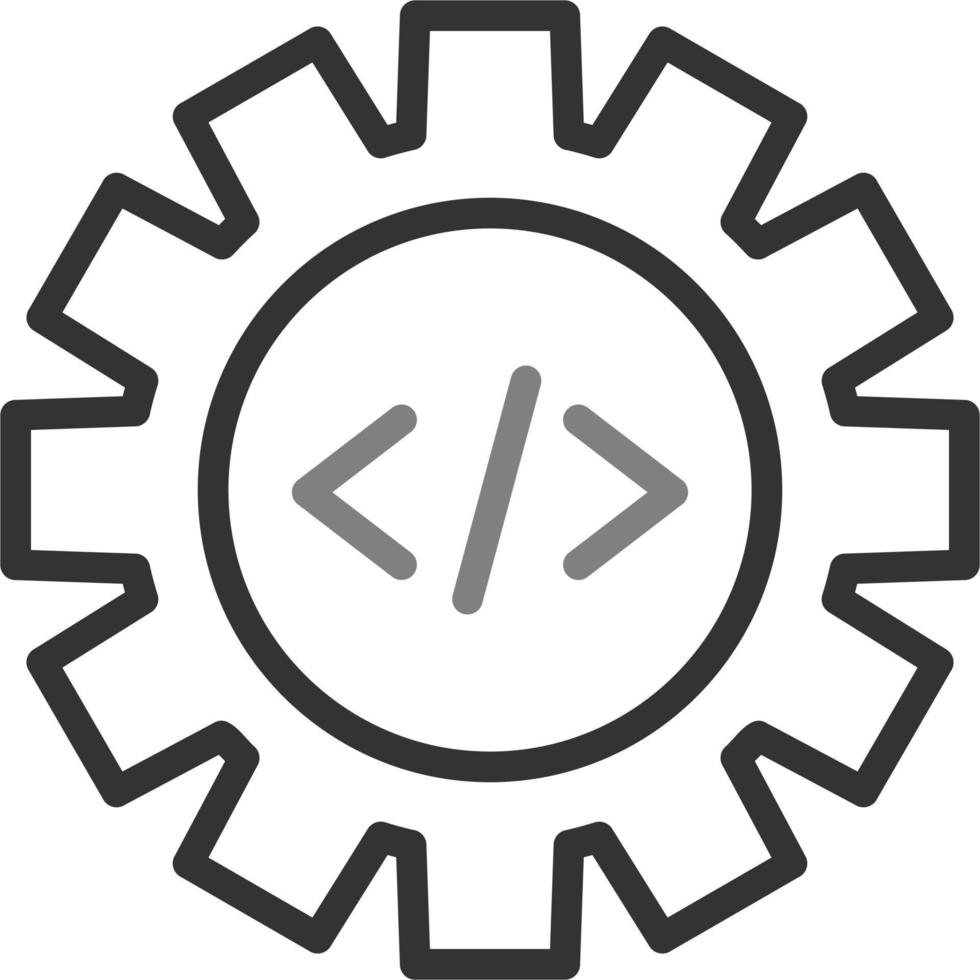 código mejoramiento vector icono