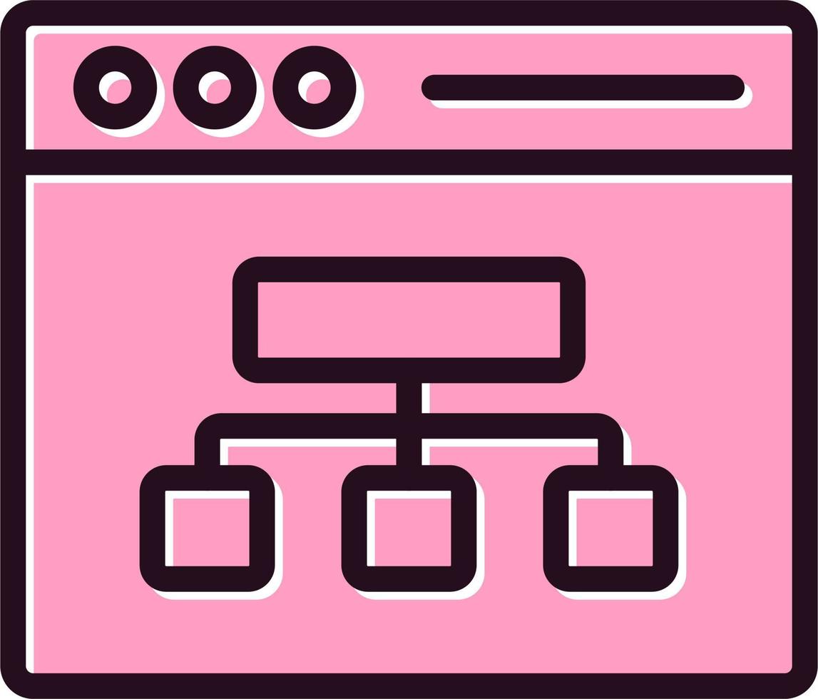Sitemap Vector Icon
