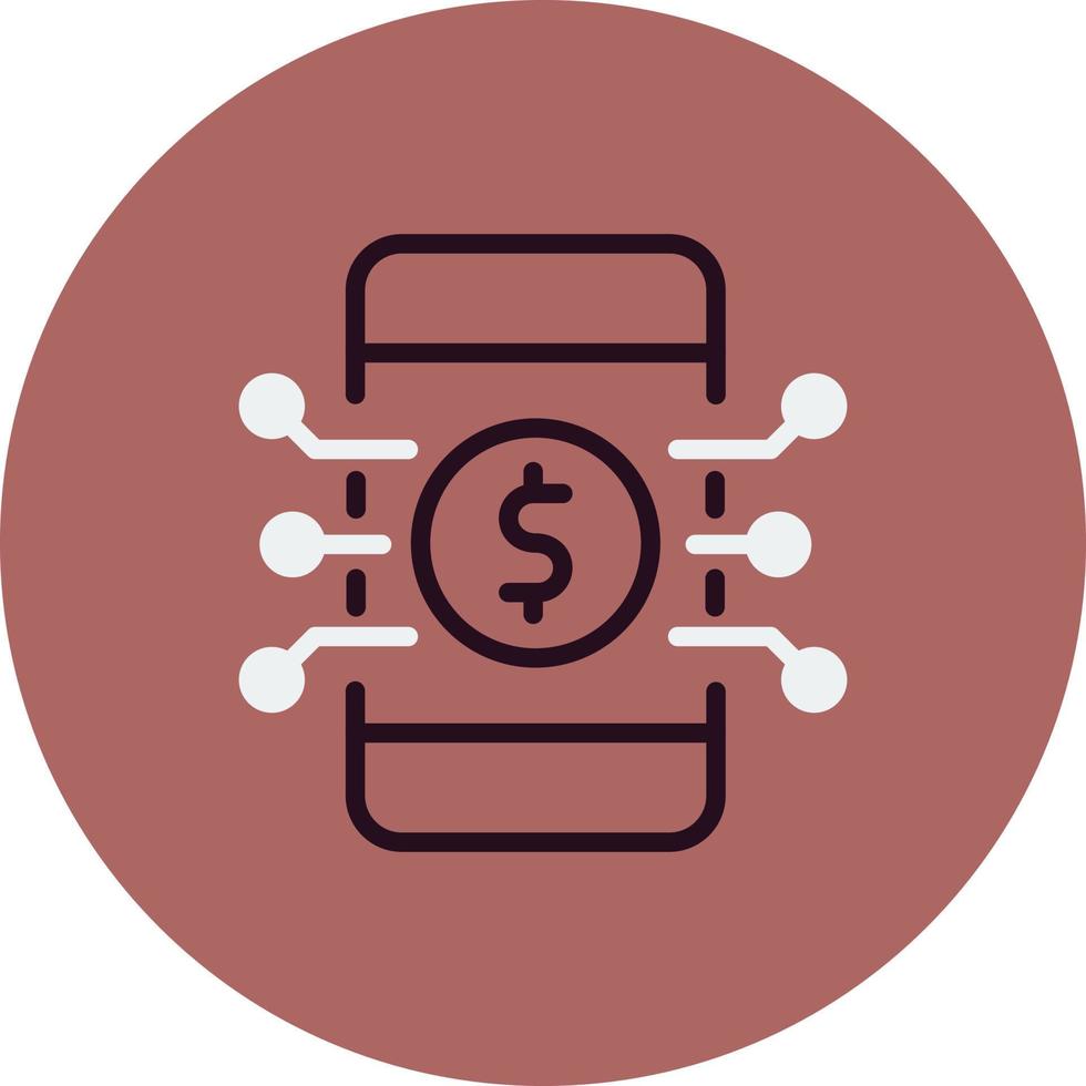 Digital Money Vector Icon
