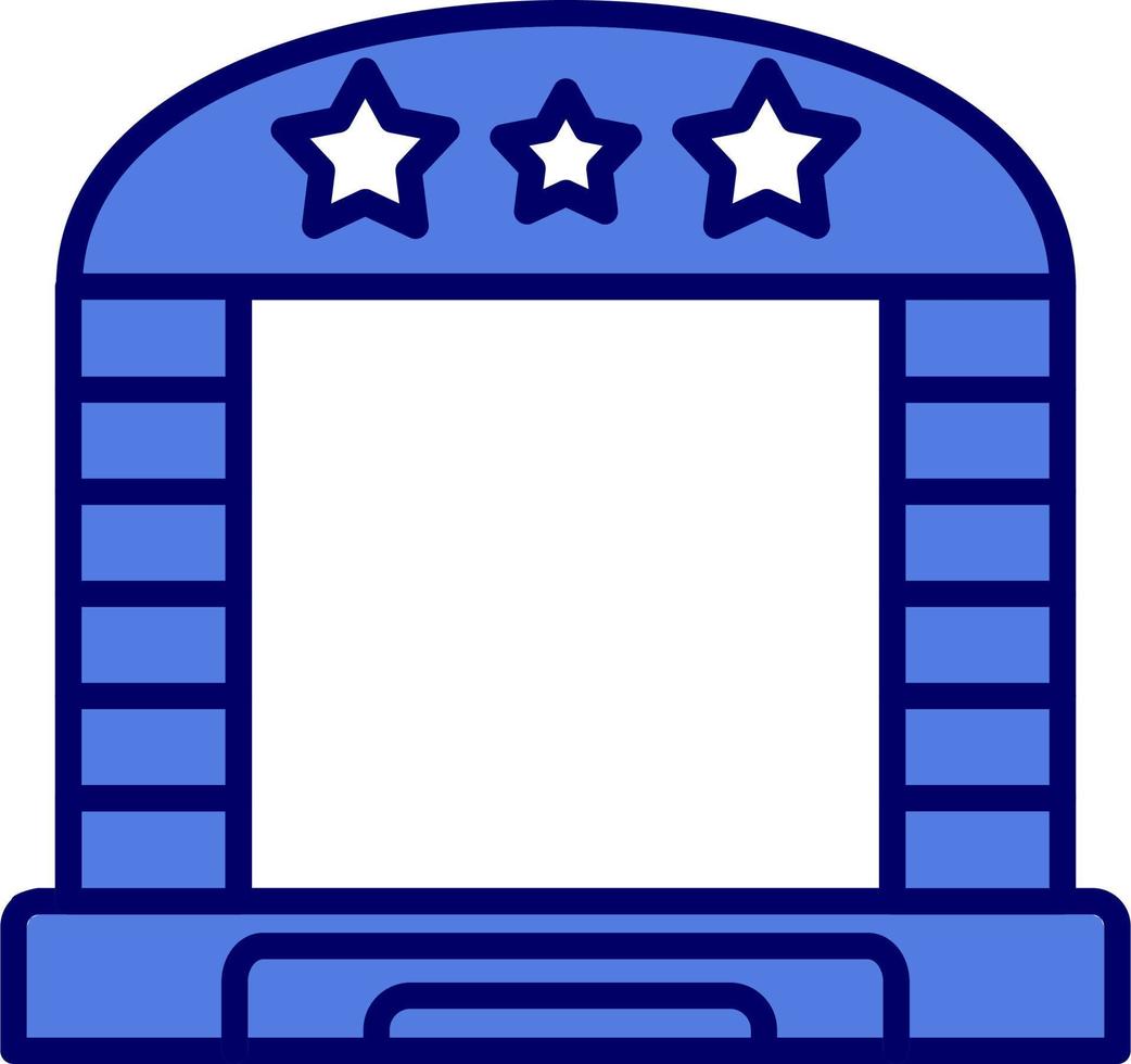 Stage Vector Icon