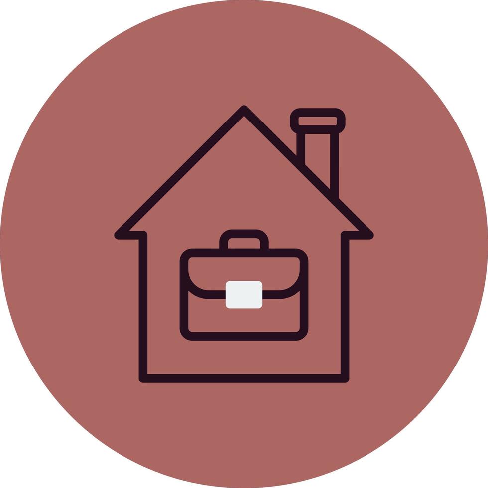Work From Home  Vector Icon