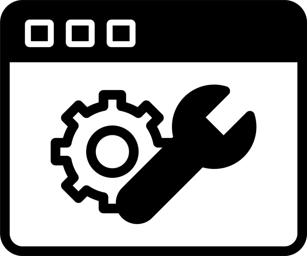 Maintenance Vector Icon