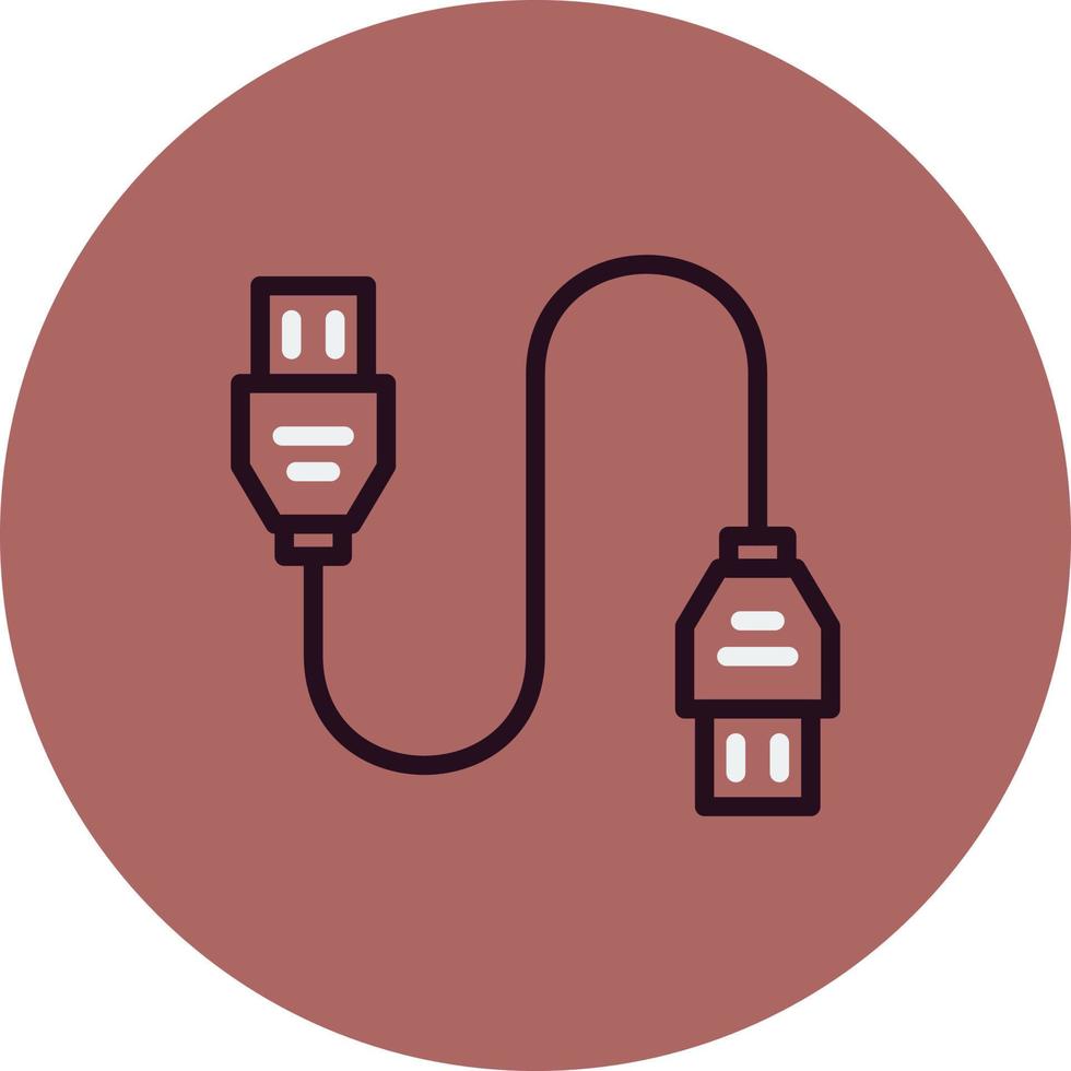 Data Cable Vector Icon