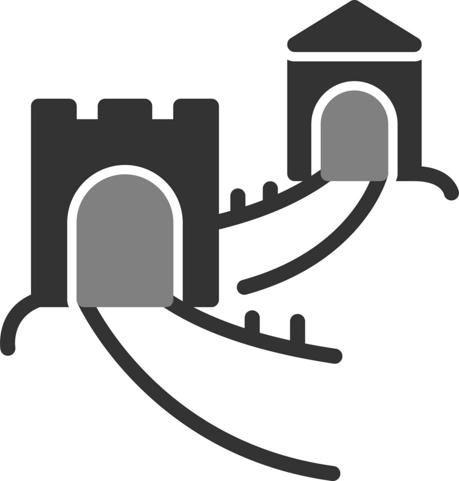 Great Wall Of China Vector Icon