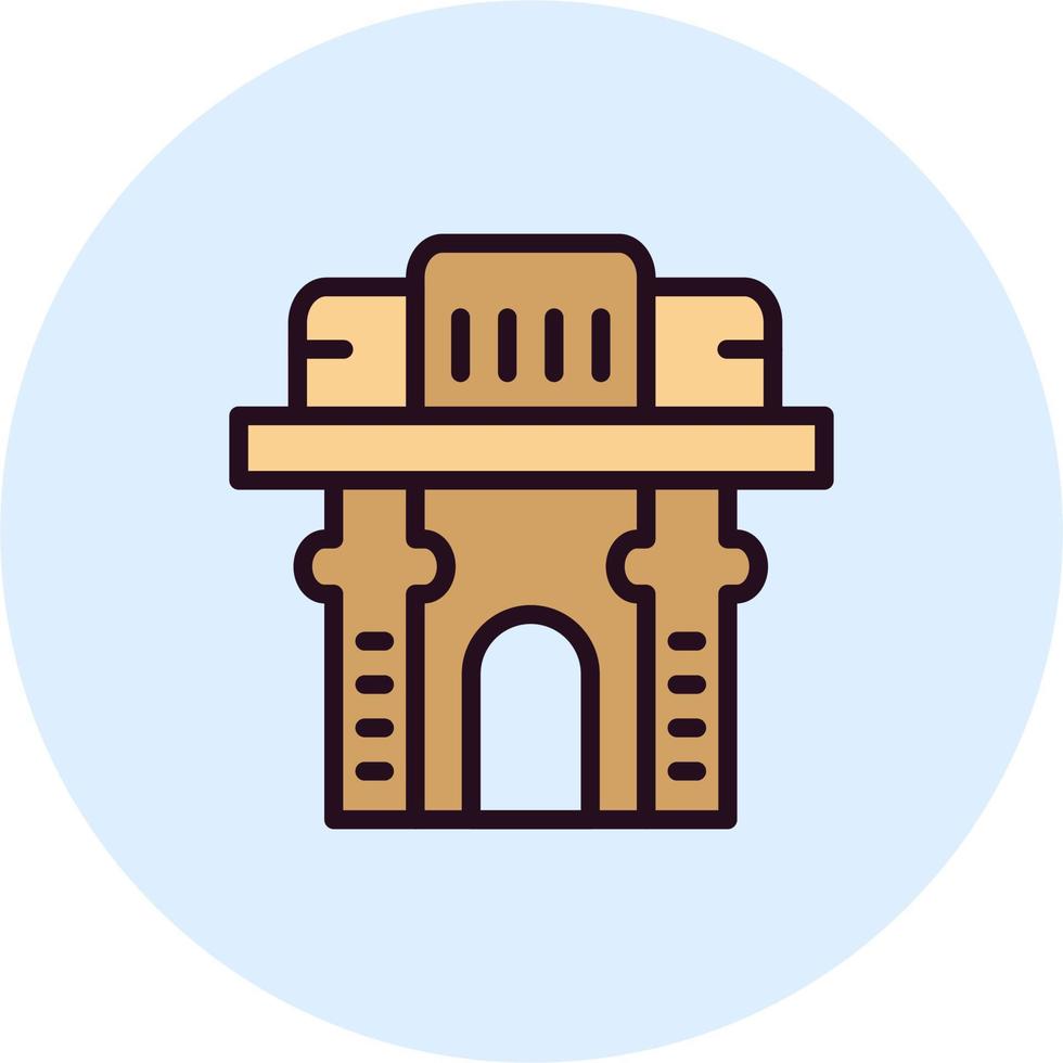 Gate Of India Vector Icon
