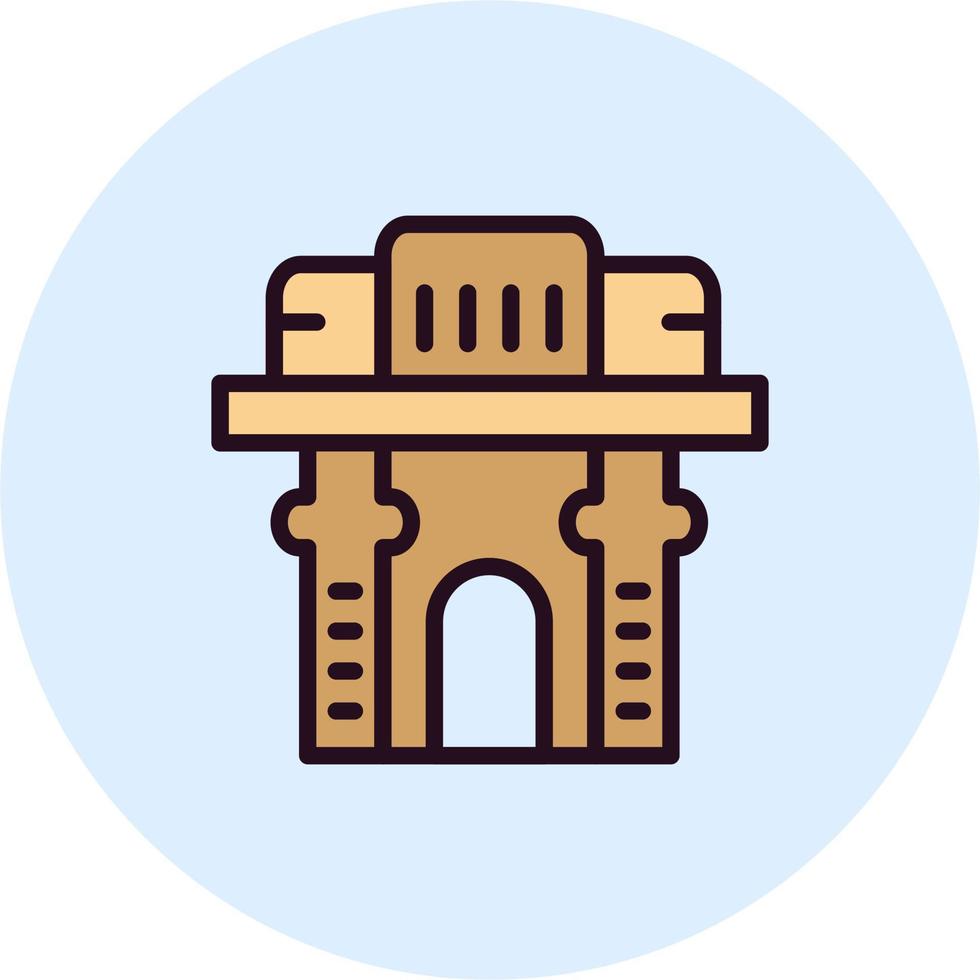 Gate Of India Vector Icon