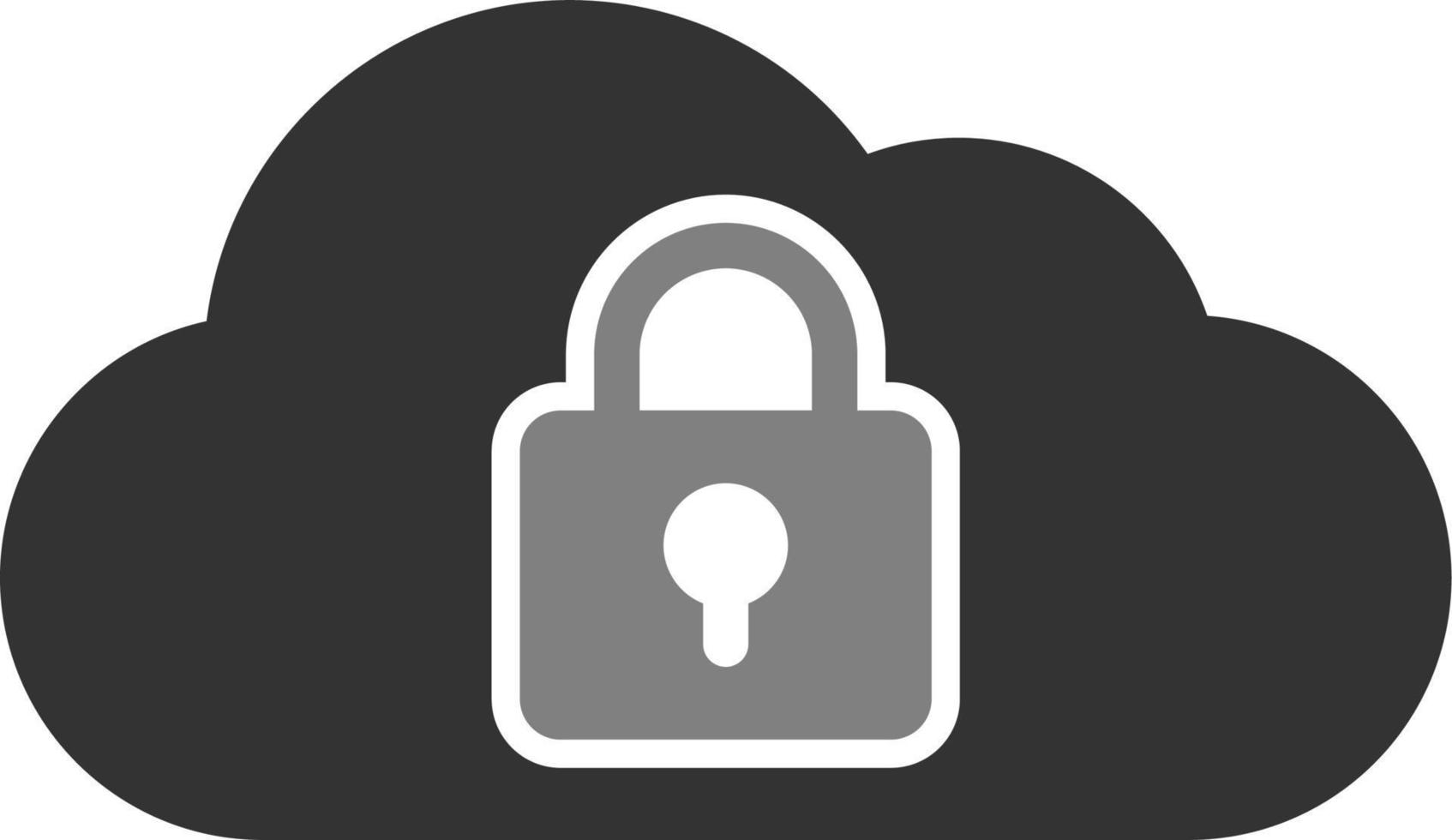 Cloud Security Vector Icon