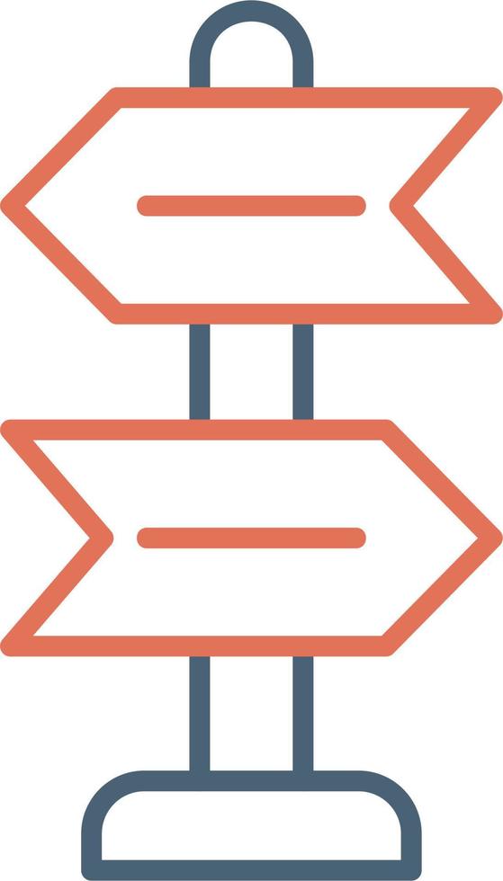 Sign Post Vector Icon