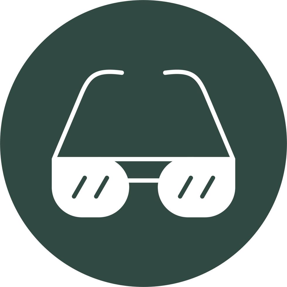 icono de vector de gafas