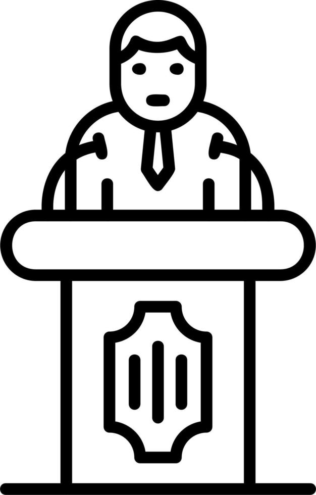 Politician Vector Icon