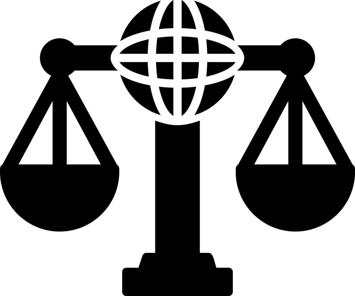 International Law Vector Icon