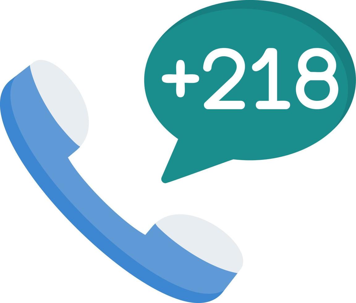 Libya Dial code Vector Icon