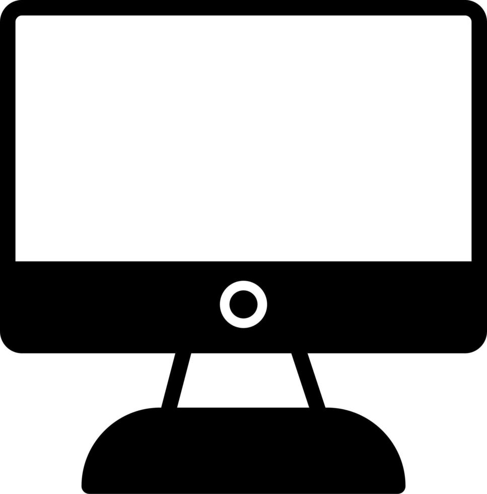 icono de vector de pantalla de cristal líquido