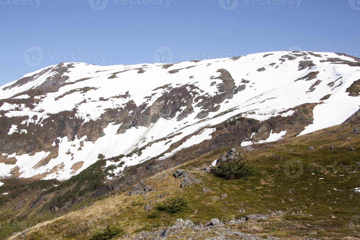 Mountain Springtime Landscape Outside Juneau Town photo