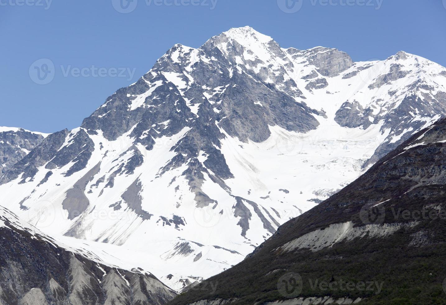 Glacier Bay National Park Snowy Mountain Summit photo