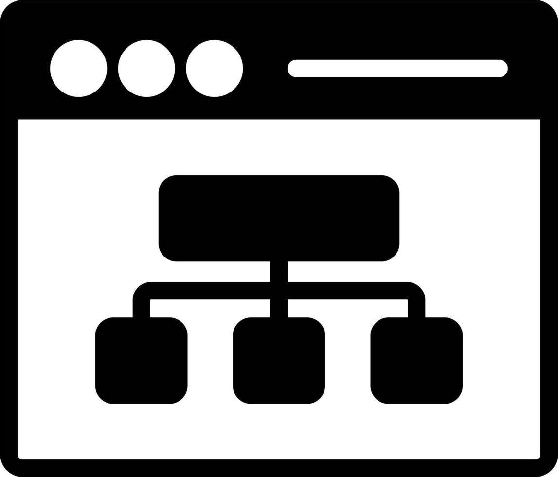 Sitemap Vector Icon