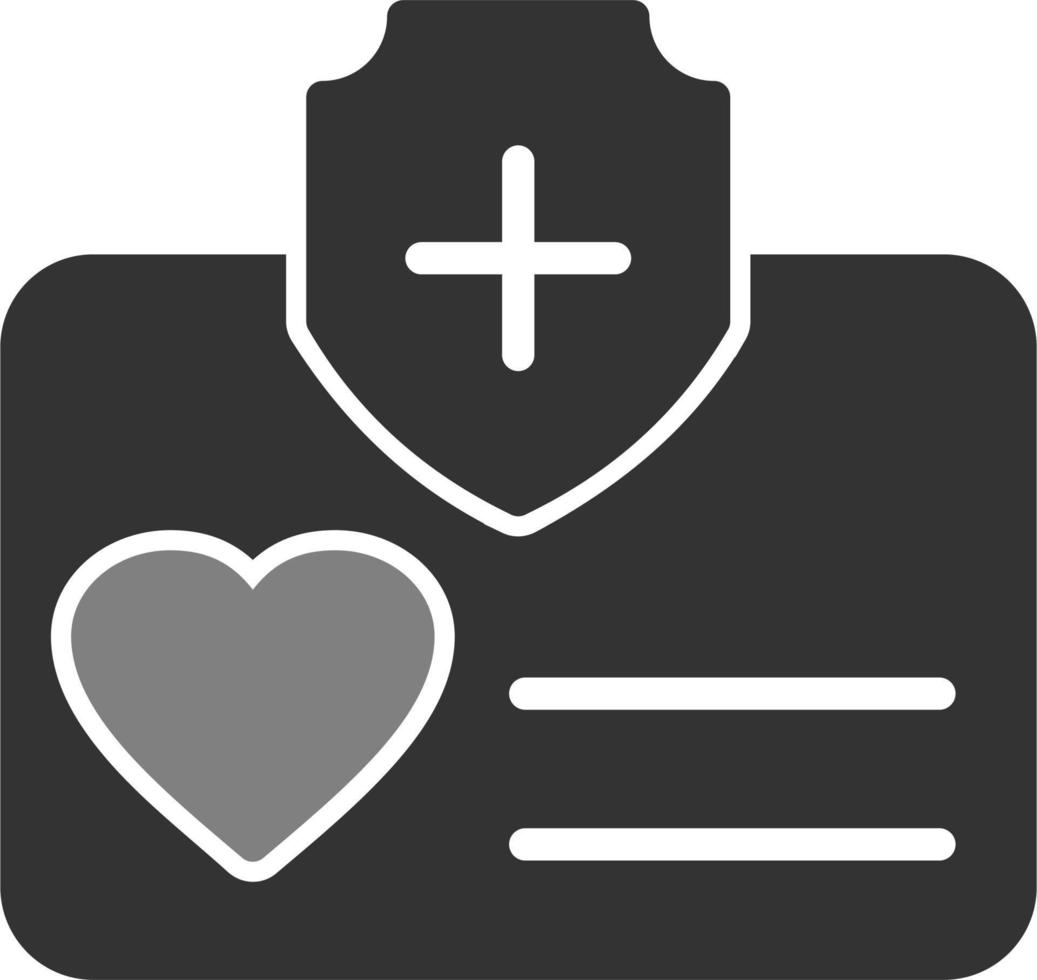 icono de vector de seguro médico