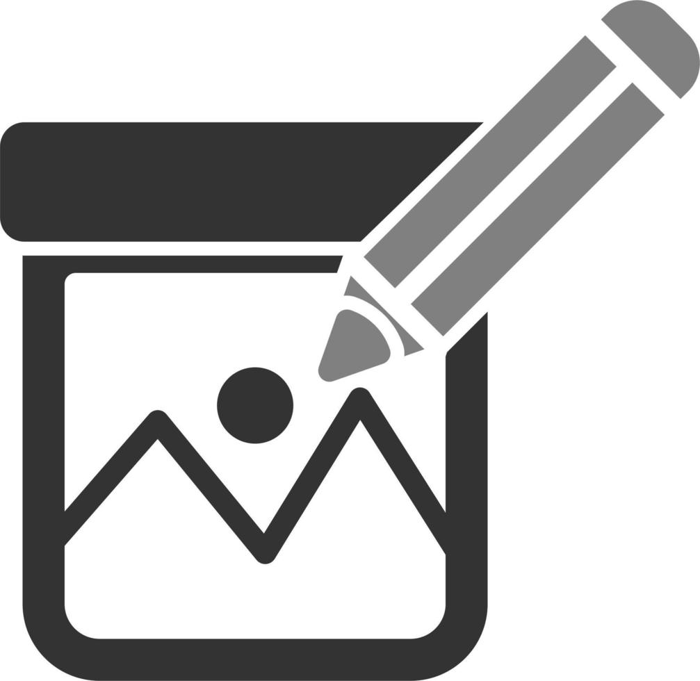 Photo Editing Vector Icon