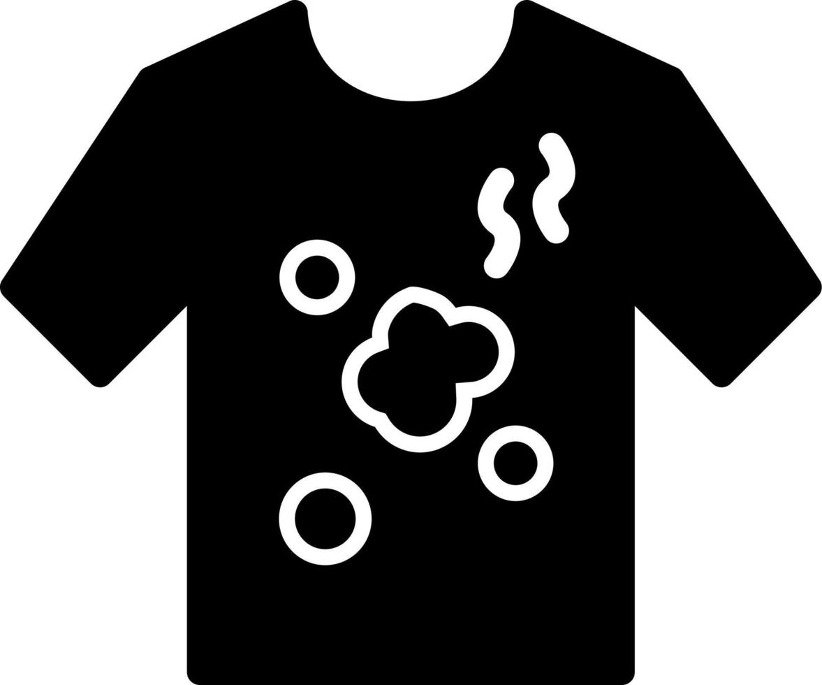 Dirty Shirt Vector Icon