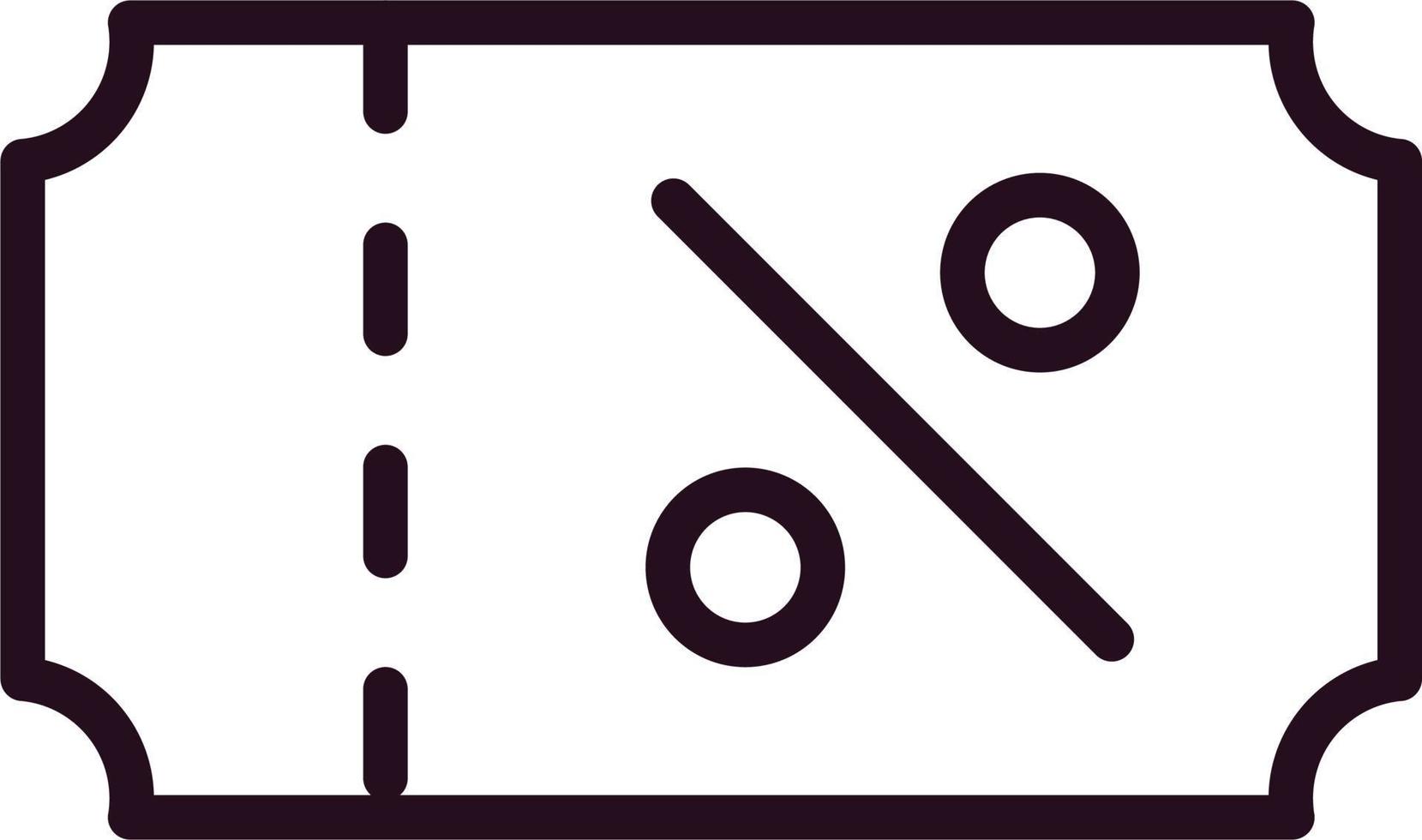 Discount Voucher Vector Icon