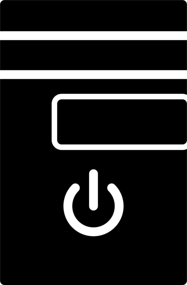 CPU Tower Vector Icon