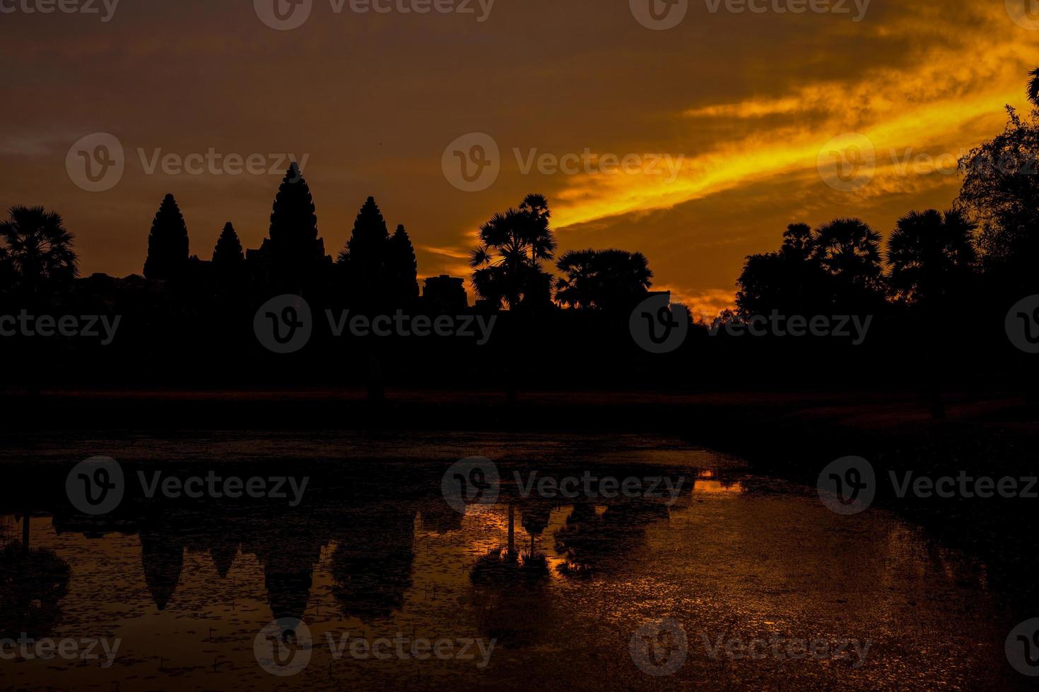 Angkor Wat Silhouette photo