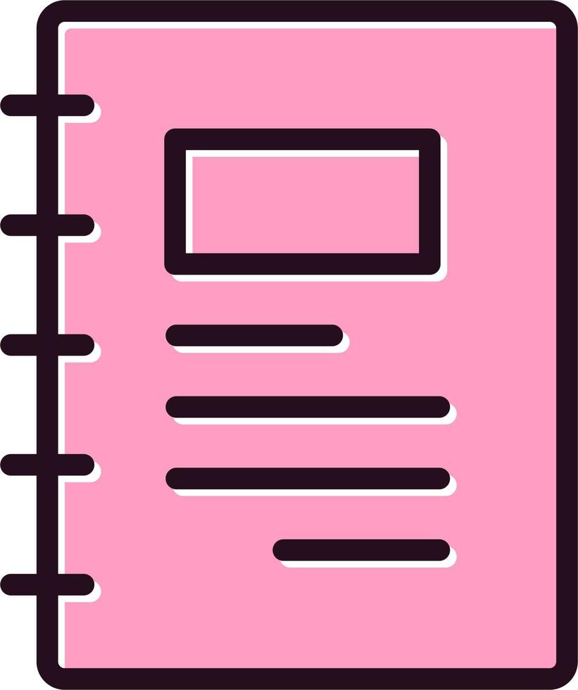 Notepad Vector Icon