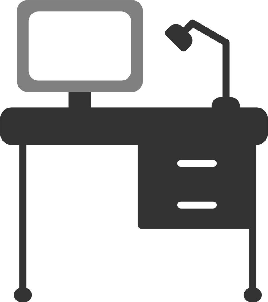 Office Desk Icon vector