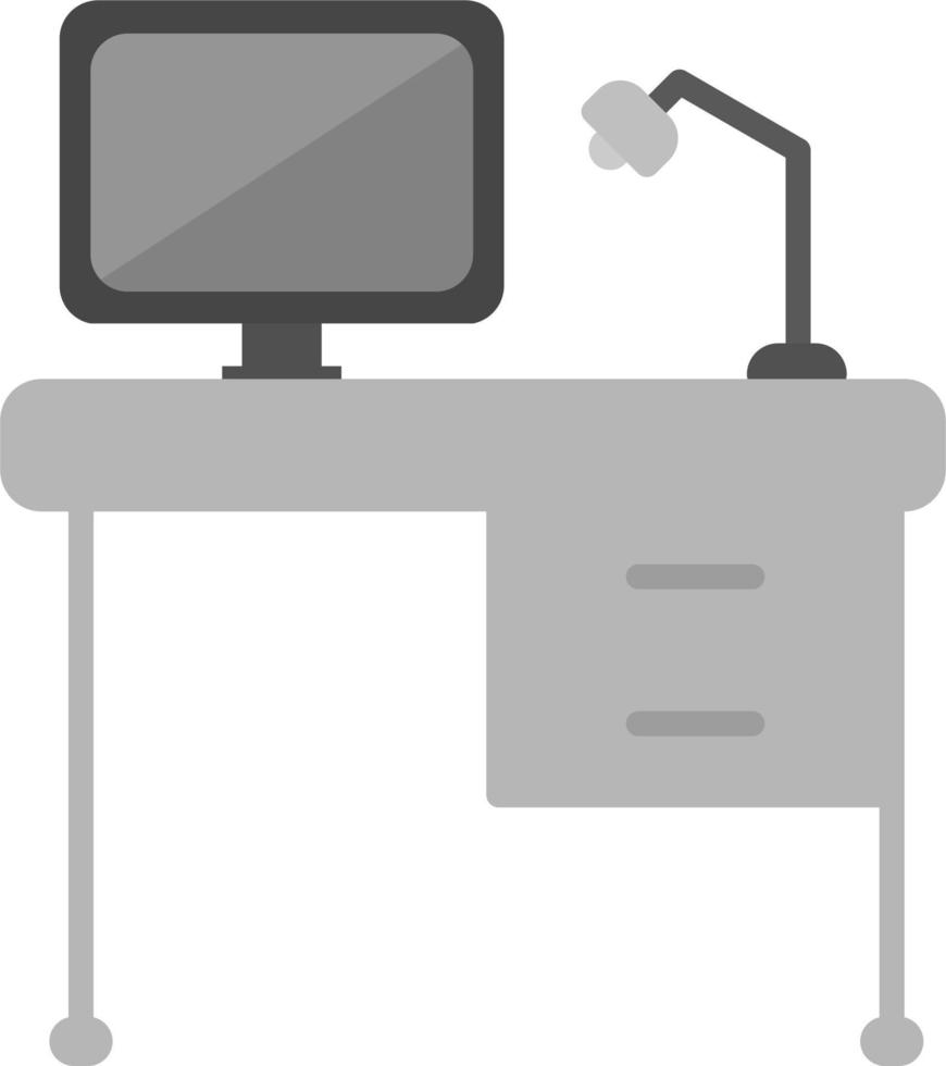 Office Desk Icon vector