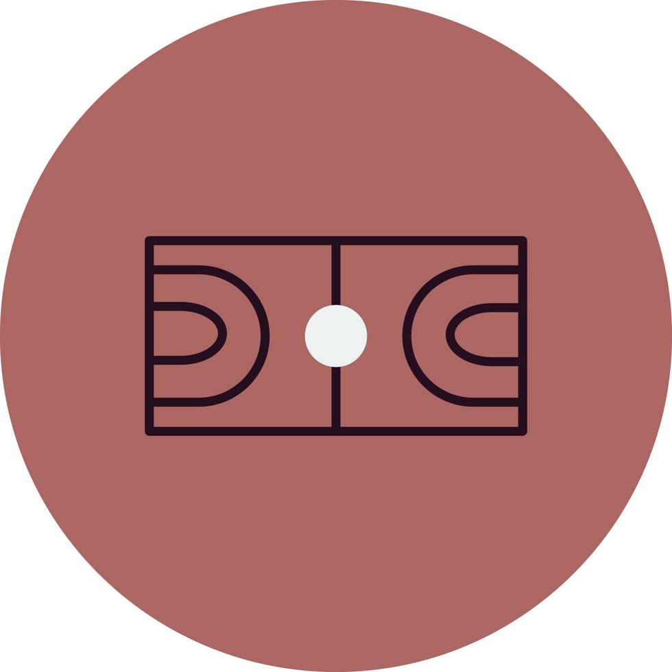 Basketball Court Icon vector