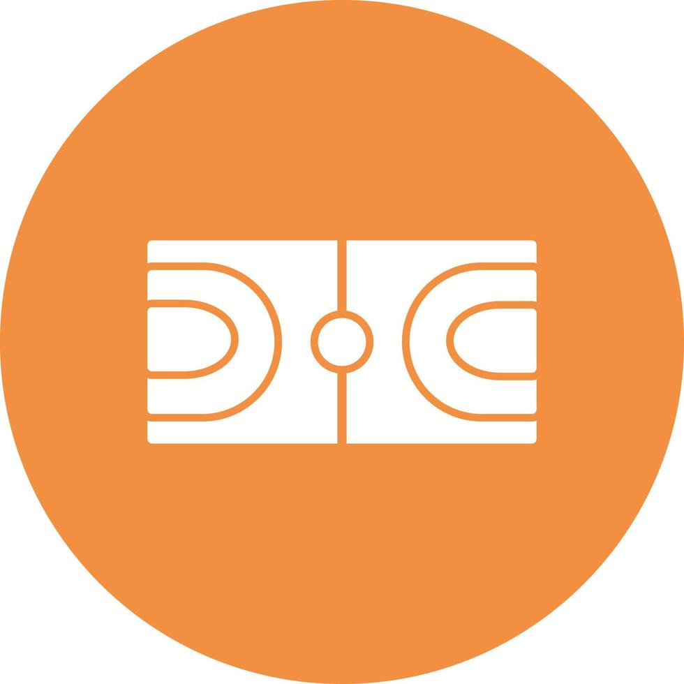 Basketball Court Icon vector