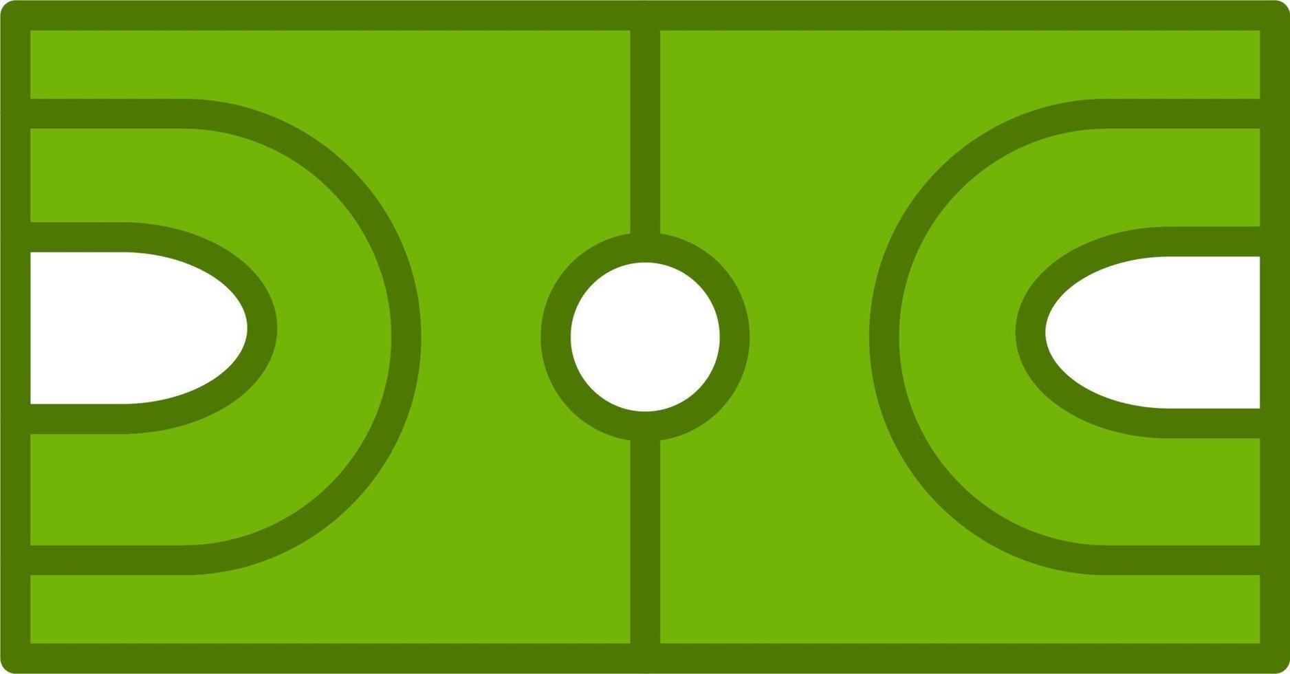 Basketball Court Icon vector