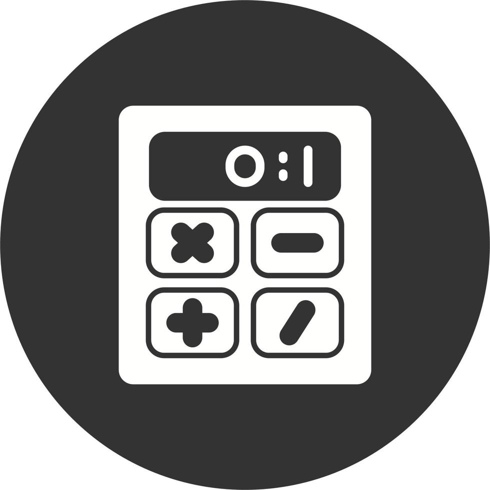Calculator isolated icon vector