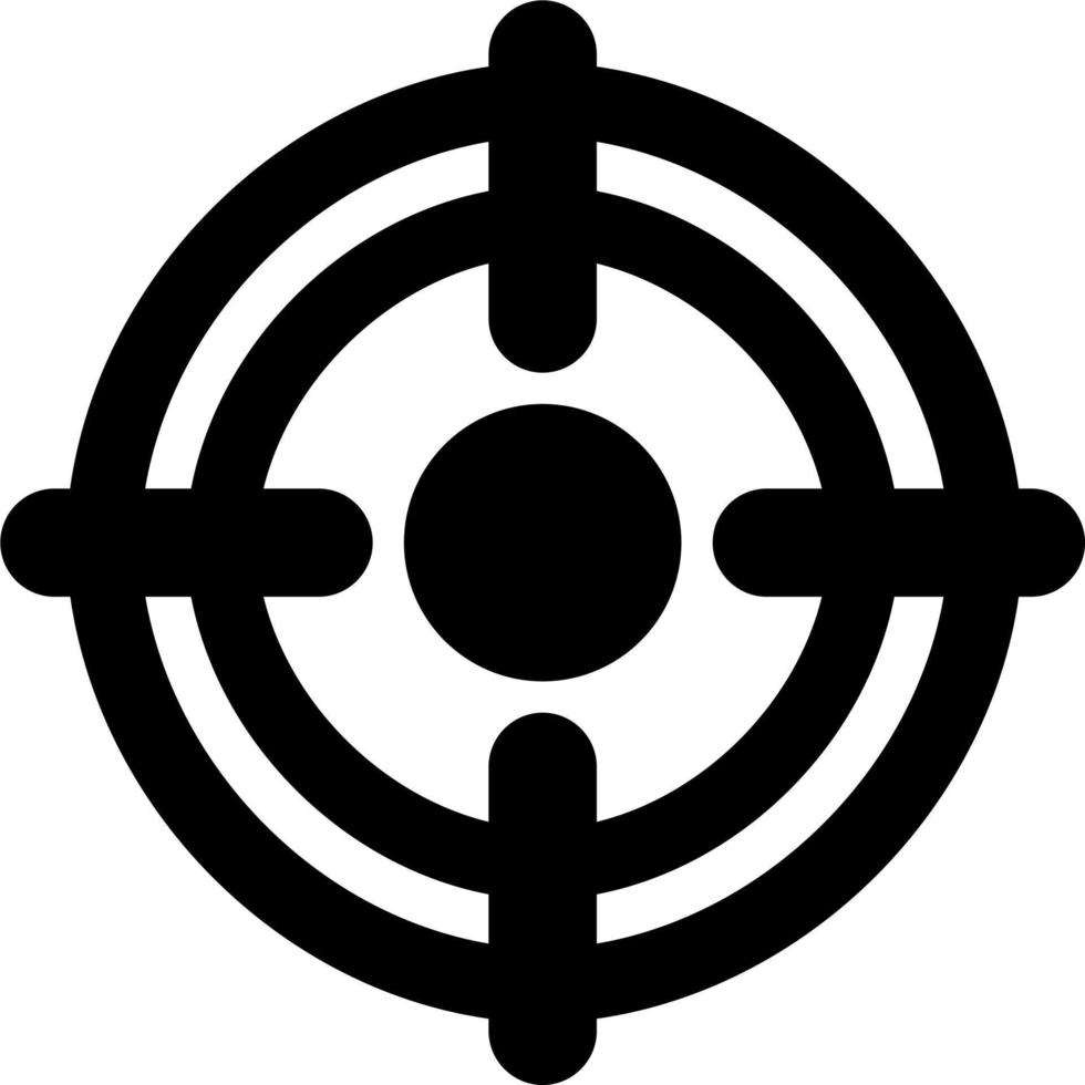 Target line Icon vector