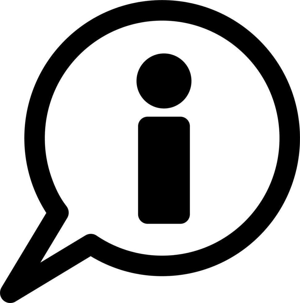 Information symbol icon vector