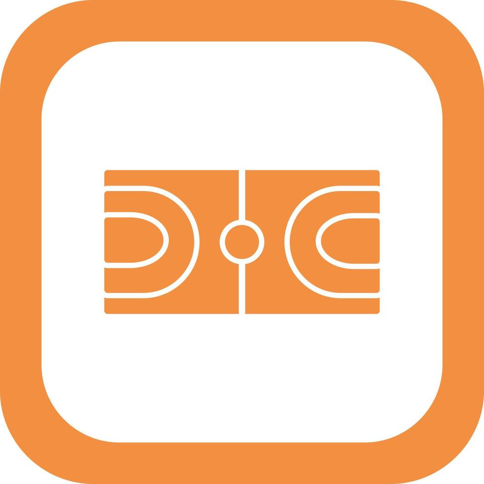 Basketball Court Icon vector