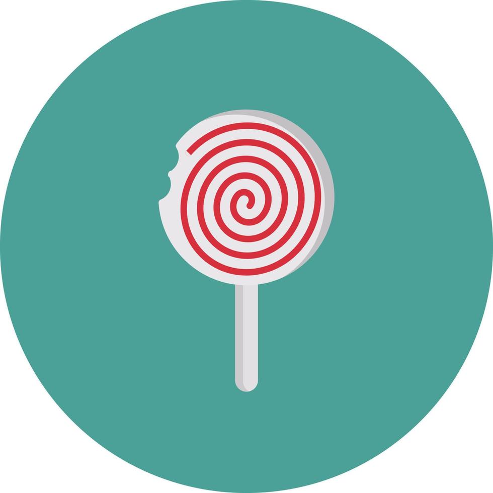 Lollipop candy icon vector