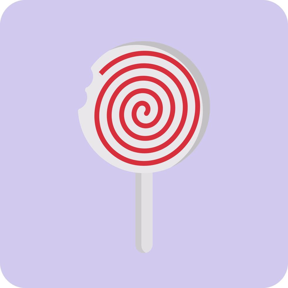 Lollipop candy icon vector