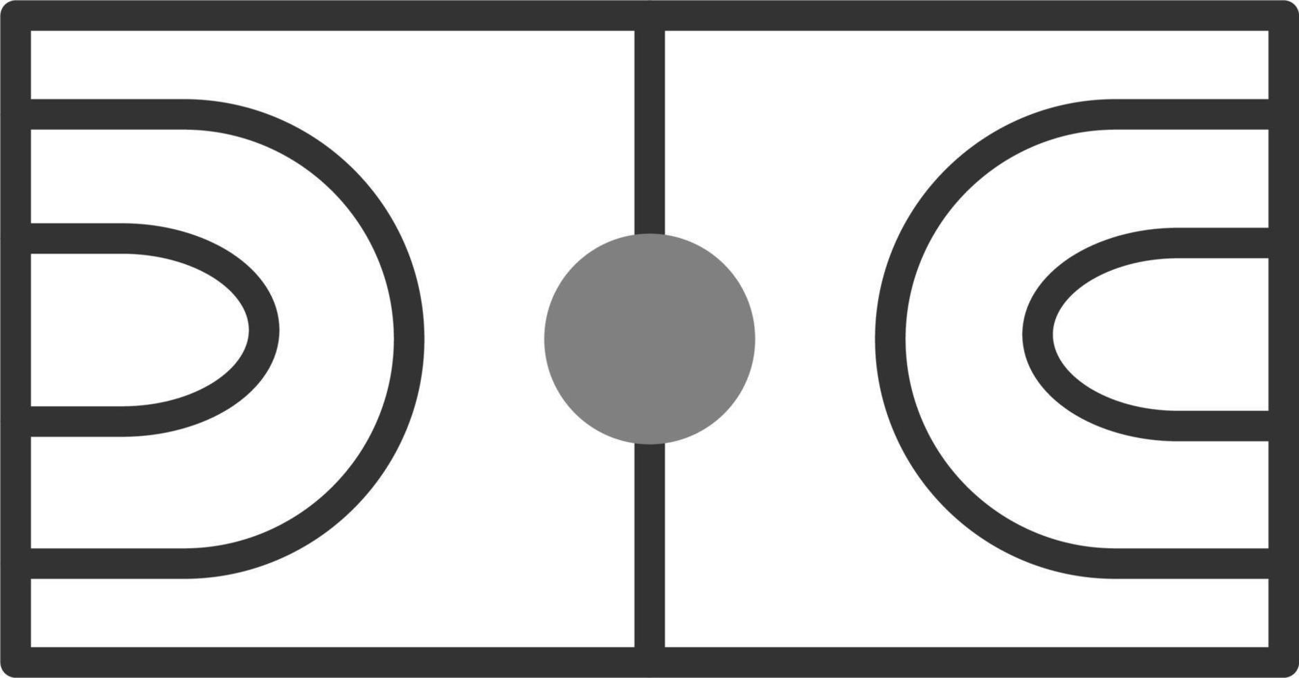 Basketball Court Icon vector