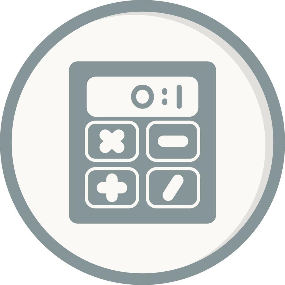 Calculator isolated icon vector