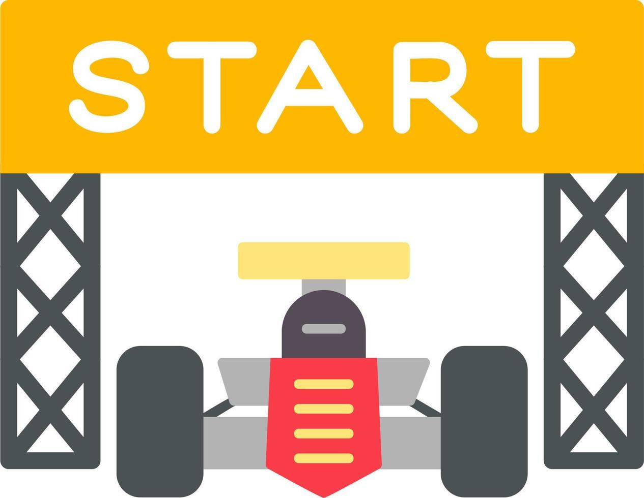 Starting Line Race vector