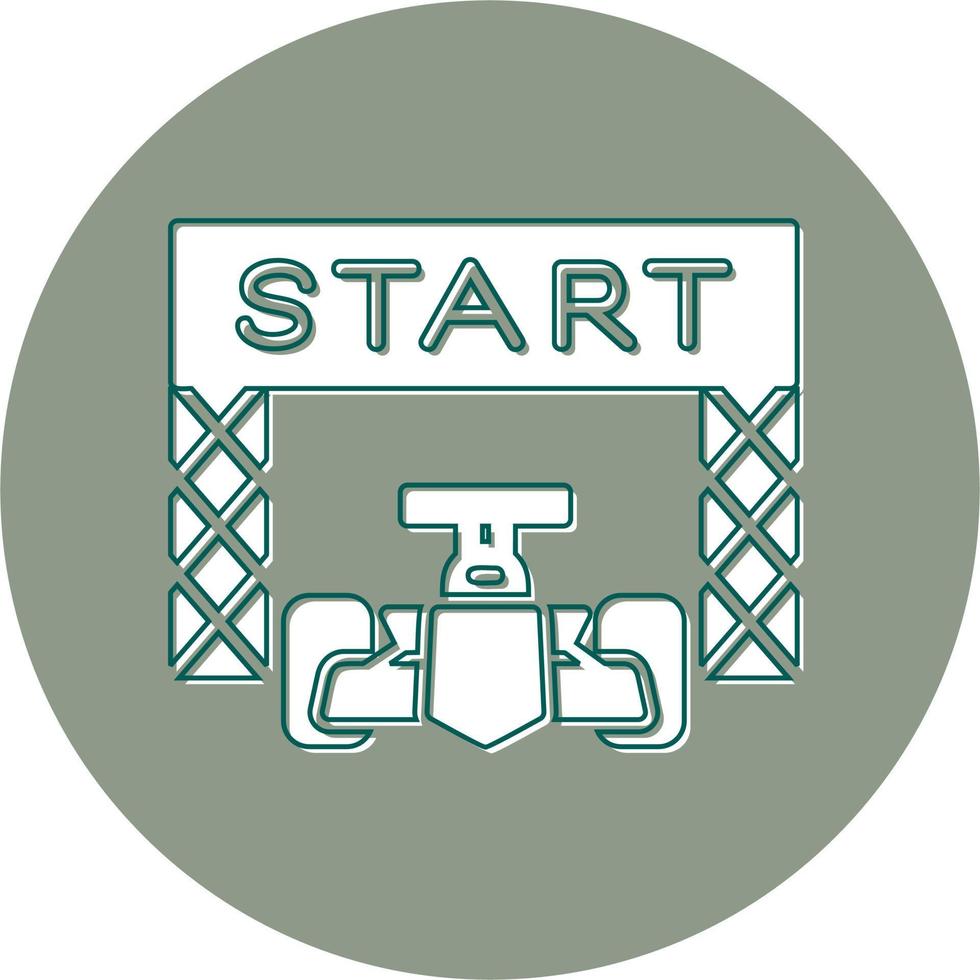 Starting Line Race vector