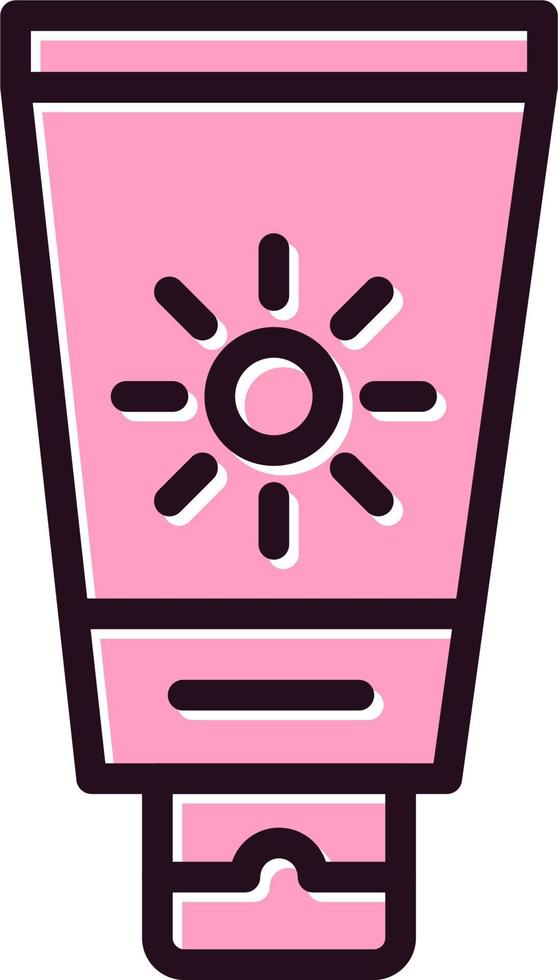 Sunscreen Vector Icon