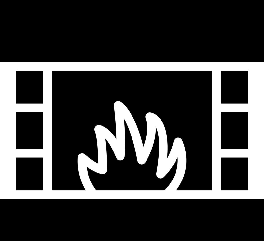 Fireplace Vector Icon