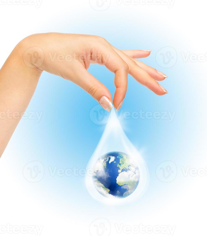 The symbol of Save Planet photo