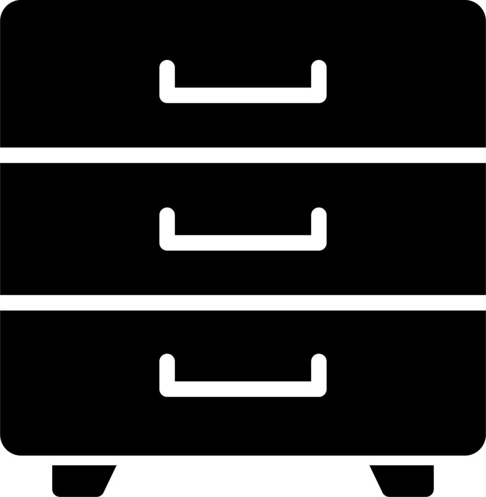 Drawer Vector Icon